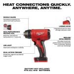 (Milwaukee M18 18V Lithium-Ion Cordless Compact Heat Gun (Tool-Only)2688-20)