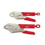 Milwaukee Torque Lock Curved Jaw Locking Pliers Set (2-Piece) (48-22-3402 )