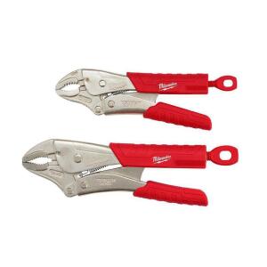 Milwaukee Torque Lock Curved Jaw Locking Pliers Set (2-Piece) (48-22-3402 )