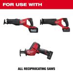 Milwaukee 12 in. 5 TPI AX Carbide Teeth Demolition SAWZALL Nail-Embedded Wood Cutting Reciprocating Saw Blade (1-Pack)