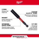Milwaukee (10-Piece) SHOCKWAVE Impact Duty Alloy Steel Screw Driver Bit Set