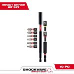 Milwaukee (10-Piece) SHOCKWAVE Impact Duty Alloy Steel Screw Driver Bit Set