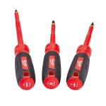 Milwaukee 1000-Volt Insulated (3-Piece) Screwdriver Set (48-22-2202)