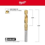 Milwaukee Titanium Silver and Deming Drill Bit 5/8 in.