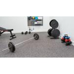 TrafficMaster 18 in. x 18 in. Rubber Gym/Exercise Flooring Tiles with Nike Grind (14.32 sq. ft.) (6-Pack) Colors will Vary (58807)