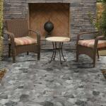 MSI Neptune Gray 17 in. x 26 in. Matte Porcelain Stone Look Floor and Wall Tile (12.24 sq. ft. /Case) (NHDNEPGRA17X26)