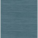 NuWallpaper Peel and Stick Blue Luxe Faux Grasscloth Peel and Stick Vinyl Wallpaper Roll (NU6004)
