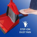 O-Cedar Pet Pro PowerCorner Broom with Step-On Dust Pan (168020)