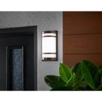 Home Decorators Collection Mullen Oil Rubbed Bronze Hardwired LED Outdoor Wall Light Lantern Sconce with Integrated LED (29800)