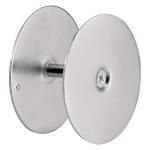 Prime-Line Door Hole Cover Plate, 2-5/8 in. Diameter, Satin Nickel (U 10446)