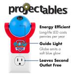 Projectables 0.5-Watt Plug In Light Sensing Integrated Paw Patrol Projectable LED Night Light (30604)