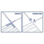 QEP 1/8 in. Leave-in Hard Style Tile Spacers (Jar of 1000) (10325)