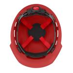 Milwaukee BOLT Red Type 1 Class E Front Brim Non-Vented Hard Hat with 4 Point Ratcheting Suspension (48-73-1108)