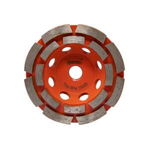 RIDGID 4 in. Diamond Double Row Cup Wheel (HD-TAW7024P1)
