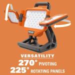 RIDGID 18V Cordless Hybrid LED Panel Light (Tool Only) (R8698B)