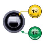 RIDGID 1-1/4 in. and 1-7/8 in. Dusting Brush, Crevice Tool Accessory Kit Shop Vac Attachments for RIDGID Wet Dry Vacuums (VT1612)