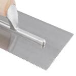 ROBERTS 1/16 in. x 1/16 in. x/1/16 in. Square Notch Pro Vinyl Flooring Trowel with Wood Handle (49768)