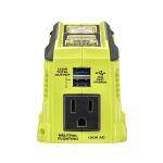 RYOBI 150-Watt Power Source and Charger for ONE+ 18-Volt Battery Generator with 2.0 Ah Battery - Push Button Start (RYi150C)