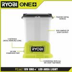 RYOBI ONE+ 18V Cordless LED Area Light with USB (Tool Only) (PCL662B)