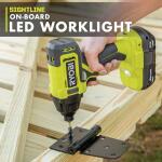 RYOBI ONE+ 18V Cordless 1/4 in. Impact Drill/Driver Kit with (2) 1.5 Ah Batteries and Charger (PCL235K2)