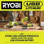 RYOBI USB Lithium Rechargeable Battery Lithium 2.0 Ah