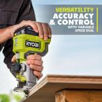 RYOBI ONE (Tool Only) 18V Cordless Compact Fixed Base Router (PCL424B)