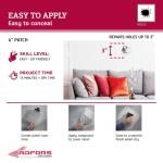 Saint-Gobain ADFORS FibaTape Perfect Finish 4 in. x 4 in. Self-Adhesive Wall Repair Patch (FDW9147-U)