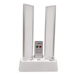 Sensor Brite LED Rechargeable Under Cabinet Night Light with Base and Remote (2-Pack) (UND2CR-QP48)