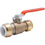 SharkBite 3/4 in. Push-to-Connect PVC IPS x 3/4 in. CTS Brass Ball Valve (25550LF)