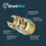 SharkBite Max 1/2 in. Brass Push-to-Connect Ball Valve (UR22222)