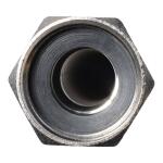 SharkBite 1 in. FIP x 3/4 in. FIP x 24 in. Corrugated SST Water Softener Connector (CWSC107524)