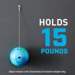 3M CLAW 15 lbs. Drywall Picture Hanger with Temporary Spot Marker (Pack of 5-Hangers and 5-Markers) (3PH15M-5ES)