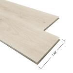 VERT HAUS Snowdrift Oak 10 mm T x 7.4 in. x 47.2 in. Waterproof Hybrid Resilient Flooring (27 sq. ft./Case) (VH102)