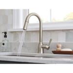 MOEN Adler Single-Handle Pull-Down Sprayer Kitchen Faucet with Power Clean and Reflex in Spot Resist Stainless (87233SRS)