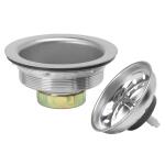 Glacier Bay Fixed Post Kitchen Sink Strainer - Stainless steel with polished finish (7043-103SS)