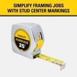 StanleyPowerLock Tape Measure 25 ft. (33-425D)