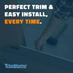 TrimMaster Textured White 3/8 in. x 98-1/2 in. Aluminum L-Shaped Tile Edging Trim (H8702TW98)