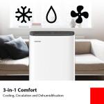 Toshiba 6,000 BTU (10,000 BTU ASHRAE) 115-Volt Smart Wi-Fi Portable Air Conditioner for upto 250 sq. ft. (PX0611CWRU)