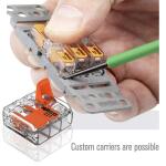WAGO 221-413/996-010 3-Wire Lever Nuts Conductor Compact Splicing Connectors, 12-24 AWG (10-Pack) (60338741)