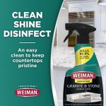 Weiman 24 oz. Granite and Stone Disinfectant Countertop Cleaner and Polish Spray (109A)