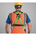 Werner Premium Adjustable Fall Protection Safety Harness (D-Ring) (H511202W)