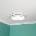 Commercial Electric Exclusive 110 CFM 1.5 Sones Humidity Sensor, Adjustable CCT LED and Night Light Ceiling Bathroom Exhaust Fan with Bluetooth