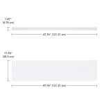 Commercial Electric 1 ft. x 4 ft. 40-Watt Dimmable White Integrated LED 4000 Lumens Frameless Flat Panel with Color Change 3CCT (19000000)