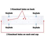 Commercial Electric 4 ft. 5200 Lumens LED Wraparound Light Garage Light Shop Light Office Warehouse Lighting 120-277v 4000K Bright White (54677691)