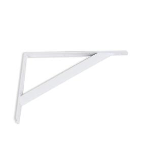 Everbilt 8 in. x 11.25 in. x 1.05 in. Heavy Duty White Shelf Bracket (EH-WSTHDUS-354)