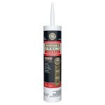 GE Paintable Silicone Supreme 9.5 oz. White Kitchen and Bath Caulk (2709113)