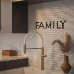 Jeffrey Court 5/8" Muze Hexagon White 9.875 in. x 11.375 in. Hexagon Matte Glass Wall and Floor Mosaic Tile (0.78 sq. ft./Each) (13069)