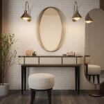 Jeffrey Court Serenity Dolomite 11.125 in. x 11.875 in. Elongated Hex Matte White/Grey Glass Mosaic Wall/Floor Tile (0.917 SF/Each) (13157)