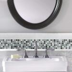 Jeffrey Court Italian White Carrara .75 in. x 12 in. Honed Marble Wall Pencil Tile (1 Linear Foot) (95352)