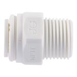 John Guest 3/8 in. O.D. Push-to-Connect x 3/8 in. MIP NPTF Polypropylene Adapter Fitting (PP011223WHD)